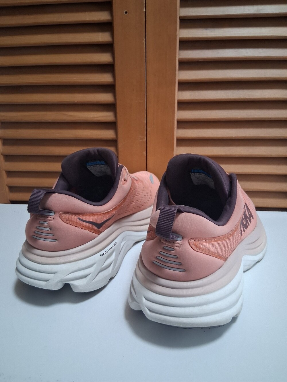 Hoka Bondi 8 Earthenware Pink Clay Women's Running Shoe * Size: 7B - Picture 5 of 8